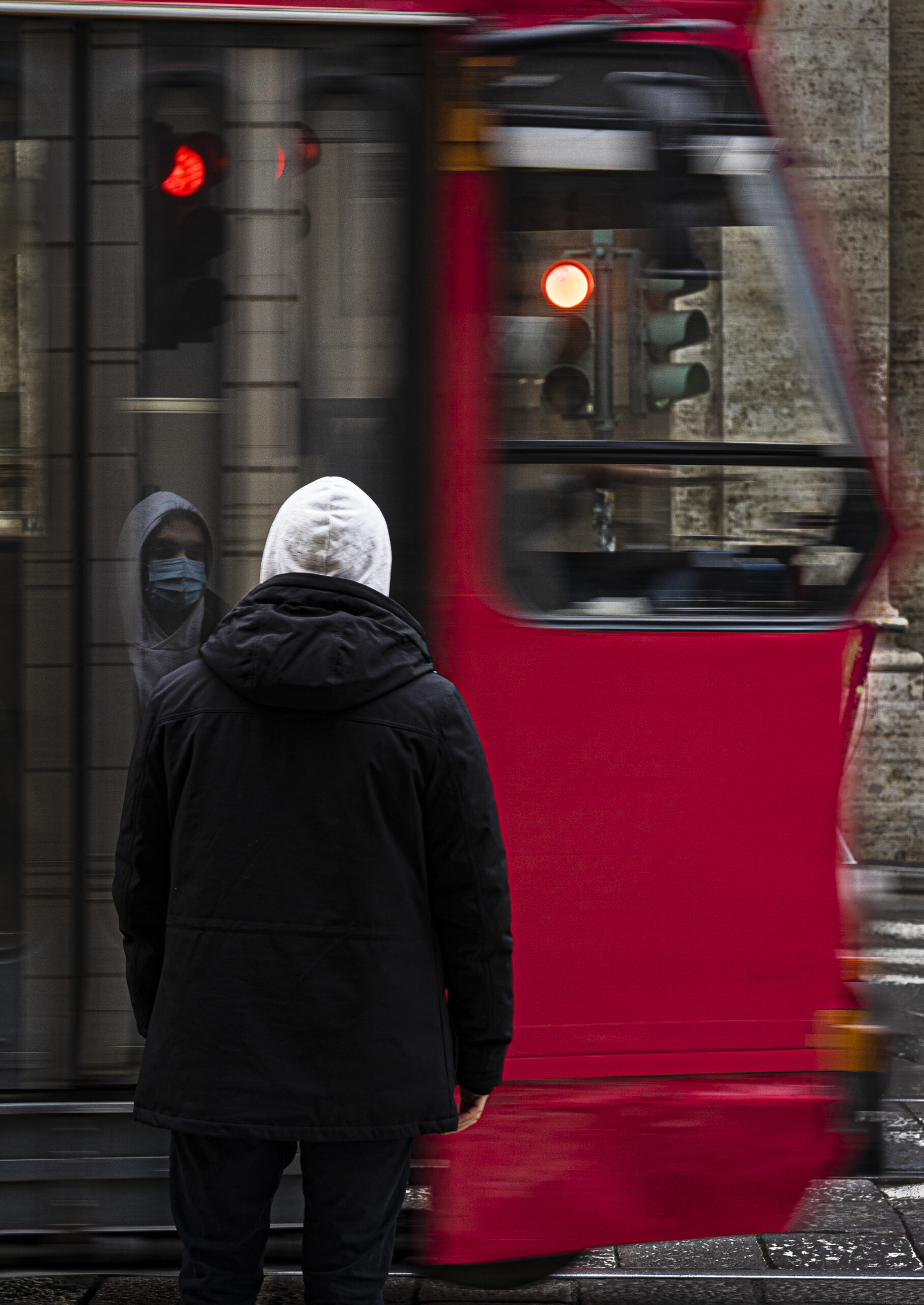 Red, Reflection, Mask