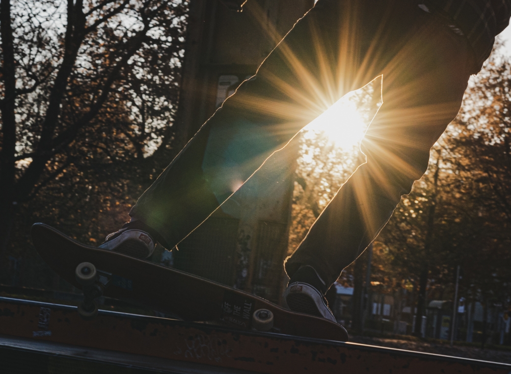 SkateBoardingAndSun